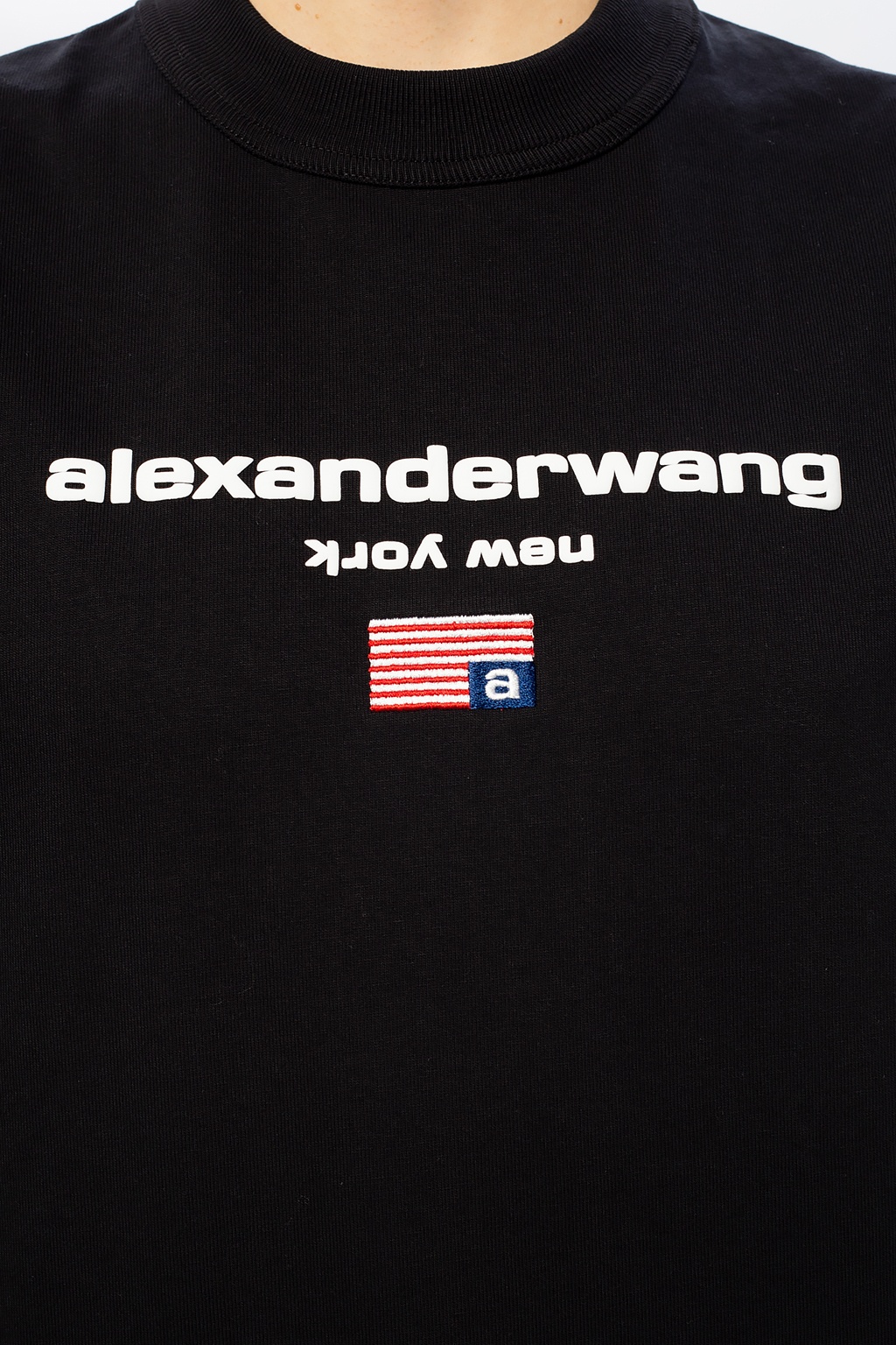 Black Logo T-shirt Alexander Wang - Vitkac Canada